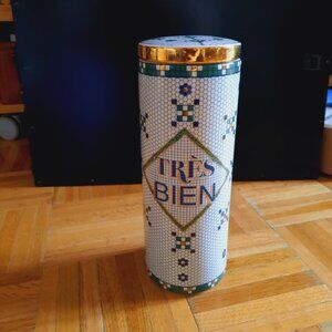 "Tres Bien" Bistro Tile Canister by anthropologie, NEW
